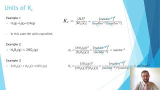 19.1 The equilibrium constant Kc