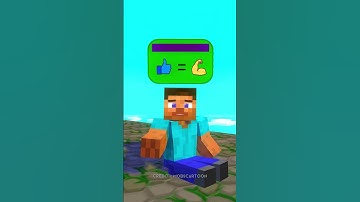 Run Challenge with Steve VS Mutant Zombie - Funny Animation #minecraft #shorts