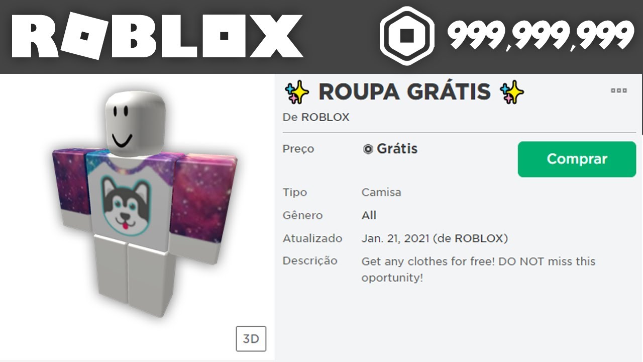 Conjunto Roblox - Roupas - Integração, Passo Fundo 1249987887