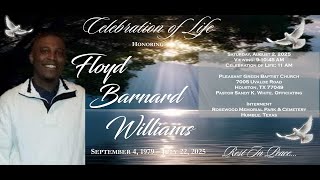 In Loving Memory of Mr Floyd Barnard Williams
