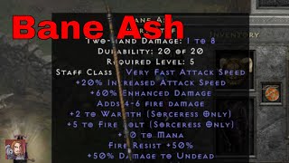 Download Lagu D2R Unique items - Bane Ash (Short Staff) MP3