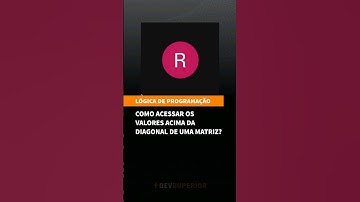 Como acessar os valores acima da diagonal de uma matriz