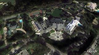 Michael Gross Unreal Estate Tour - Google Earth Tour of Luxury Estates in Beverly Hills.