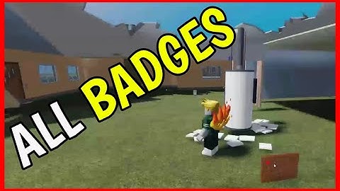 Roblox DESTRUCTION PHYSICS ALL BADGES and SECRETS 2025