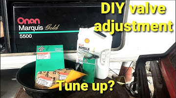 Onan 5500 RV Generator Valve adjustment and tune up
