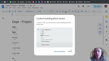 My Lazy Spot - Google Docs - Custom Building Blocks