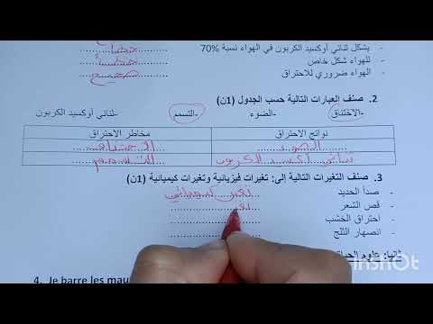 الإمتحان الموحد المحلي في النشاط العلمي المستوى السادس 2026 