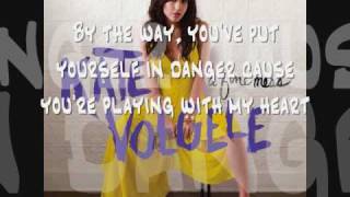 Video thumbnail of "Playing With my Heart (Acoustic) - Kate Voegele [Lyrics]"