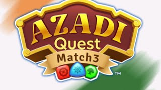 Azadi Quest: Match 3 Puzzle Gameplay Video