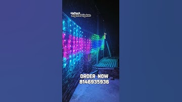 pixel led lights decoration pixelledlight.    @Unitechdigitallight#pixel #building