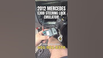 2012 Mercedes C300 Bad Steering Lock - Replaced With an Emulator!