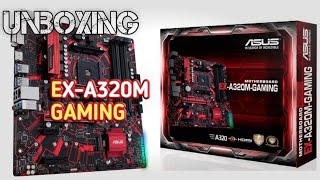 Unboxing Asus EX- A320M  Gaming motherboard