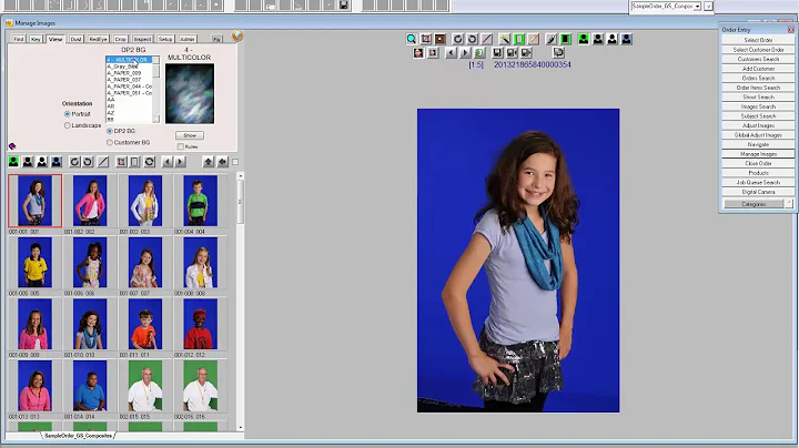 DP2 Manage Images Workflow - using Chromakey features