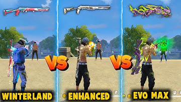 WINTERLAND VS ENHANCED ARMOR VS GREEN FLAME DRACO M1014 DAMAGE ABILITY TEST - BEST M1014 SKIN