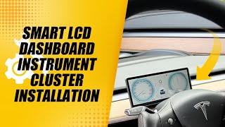 Model 3/ Y Smart LCD Dashboard Instrument Cluster installation(Upgraded 9.0'')