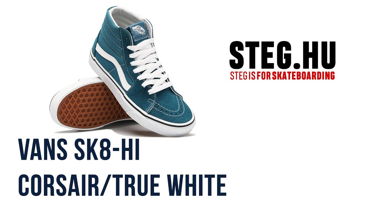 vans corsair true white sk8 hi