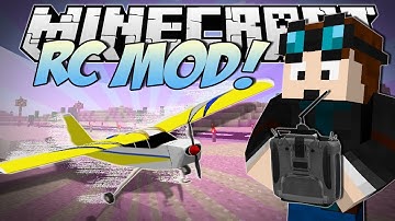 Minecraft | RC MOD! (Remote Controlled Stunt Planes!) | Mod Showcase