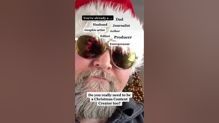 Santa Dad and Creating Christmas Content