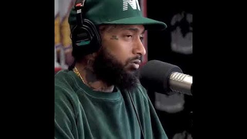 NIPSEY HUSSLE DROPPING KNOWLEDGE