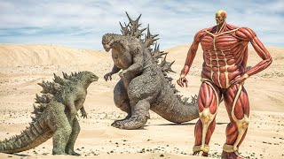 Legendary Godzilla Retaliates Colossal Titan \& Minus One