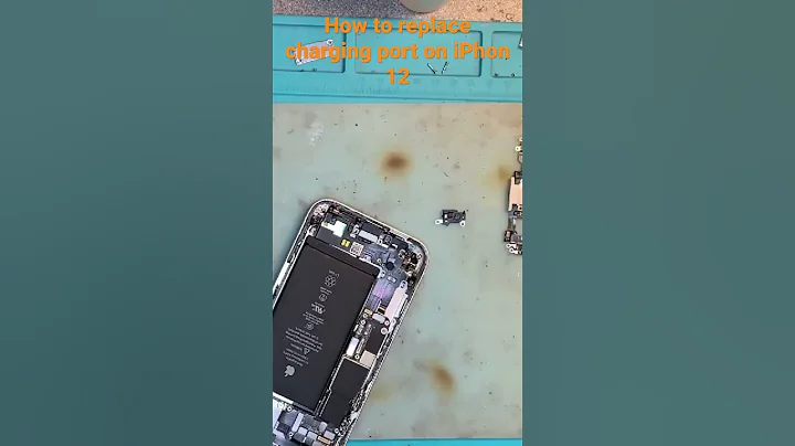 How to replace charging port for iPhone 12 & 12pro  #shorts