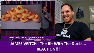 American Reacts to JAMES VEITCH The Bit with the Ducks REACTION