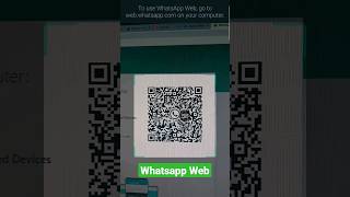 Whatsapp web scan | How to use whatsapp web scanner #shorts #shortsvideo #shortvideo screenshot 1