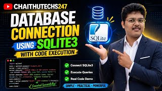 DATABASE CONNECTION THROUGH SQLITE3 IN PYTHON by @chaithutechs247