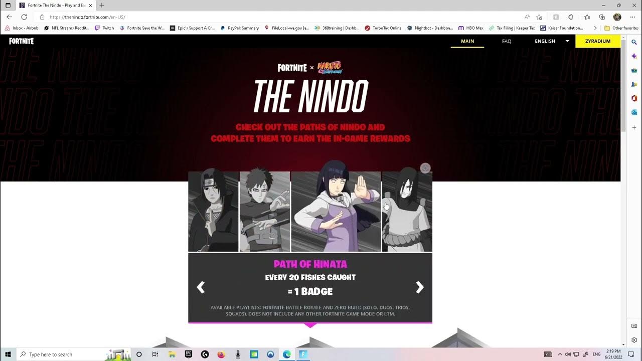 Fortnite Nindo 2022 Challenges & Free Rewards - How to Sign Up, Akatsuki  Wrap and Manda Glider - Fortnite Insider