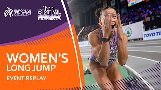 Sawyers bounds to long jump gold with 7.00m | Women's Long Jump Final | Event Replay | Istanbul 2023