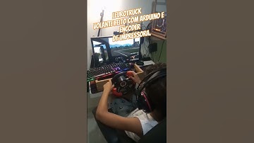 #EuroTruck - Volante feito com Arduino e encoder de impressora.