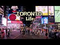 Toronto life in 2023 downtown toronto ontario canada 4k