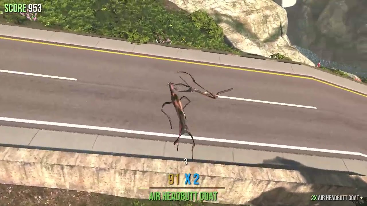 Goat simulator slender goat gameplay