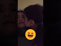 Son kiss mom on the lip😘