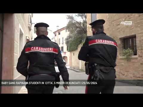 BABY GANG RAPINAVA STUDENTI IN  CITTA', 5 MINORI DENUNCIATI | 29/05/2024