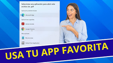 Cómo CAMBIAR el PROGRAMA predeterminado para abrir ARCHIVOS en WINDOWS 11