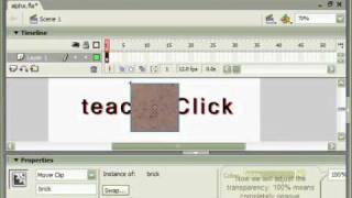 17. Tutorial Flash 8 - Applying Alpha Effects.avi