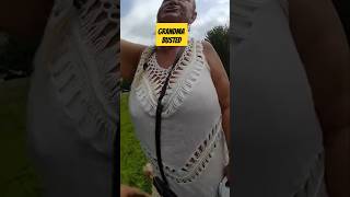 Grandma Busted For Defacing Property