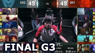 SKT vs SSG - Game 3 Grand Finals Worlds 2016 | LoL S6 World Championship Samsung vs SK Telecom T1 G3 screenshot 4