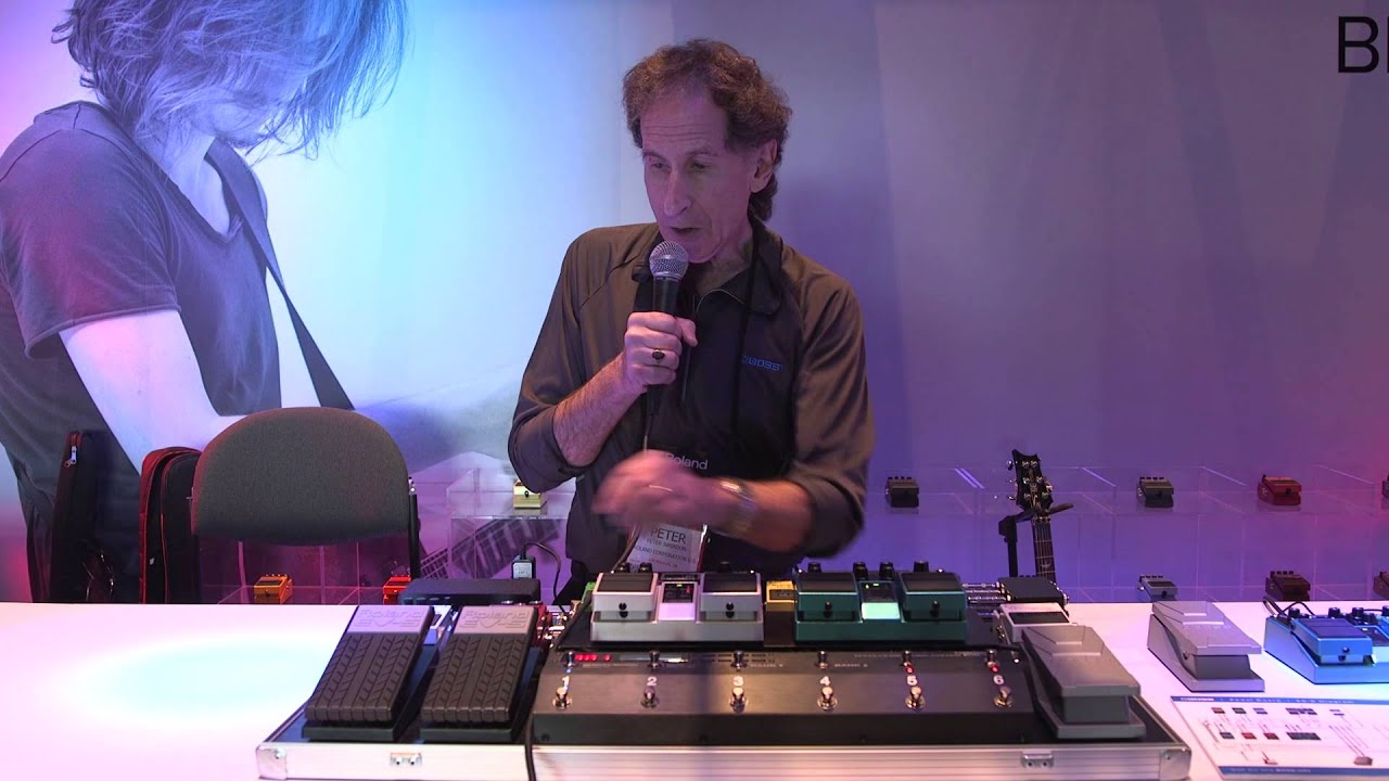 Boss ES8 Switching System - In Action @ NAMM 2015, Los Angeles.