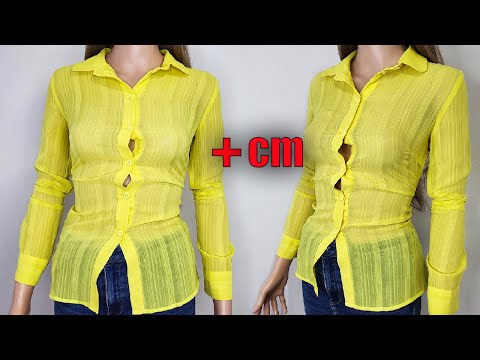 видео: ⭐ Удивительный швейный трюк: как НЕЗАМЕТНО и КРАСИВО увеличить узкую блузку