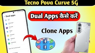 Tecno pova curve 5g dual app setting | How to create dual apps in tecno pova curve 5g | Tecno pova