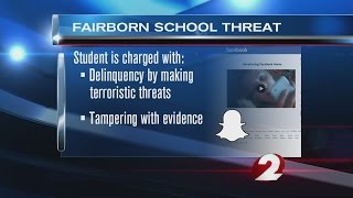 A student in the Fairborn School District is arrested after allegedly making a social media threat