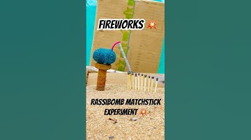 Rassibomb Matchstick Experiment 💥| Diwali Crackers | #fireworks #shortsfeed #shorts #crackers