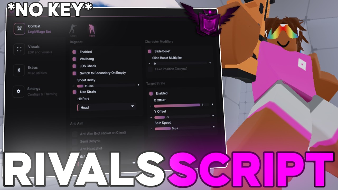 [🎯BEST] Rivals Script *NO KEY* Blatant, Legit, Ragebot, Unlock All ...