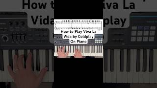Coldplay - Viva La Vida Piano Tutorial 🎻🎹 #pianotutorial #piano #coldplay #vivalavida #pianocover