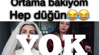 Ortama bakıyorum hep düğün 😂😂😂😂
