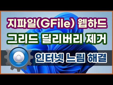 지파일(GFile) 웹하드 파일 공유 서비스 그리드 딜리버리 제거, 프로세스 정보, 인터넷 랙 해결