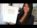 YOUTUBE SILVER PLAY BUTTON AWARD UNBOXING 🏆