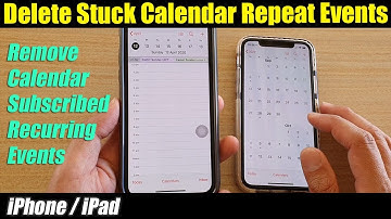 iPhone 11 Pro / XS: How to Delete Stuck Spam Repeated Calender Events